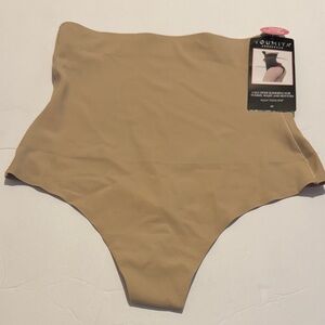 NWT Youmita High-Waist Shaping Thong in Tan-Size Medium